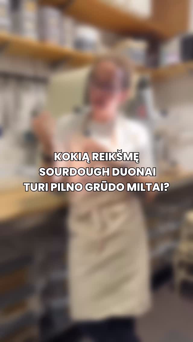 Per sourdough duonos mokymus labai daug kalbame apie įvairius veiksnius, turinčius įtakos sėkmingam duonos gamybos procesui 👨‍🍳 Norisi bent dalele to pasidalinti ir čia, tad dalinamės video iš mokymų, kuriame atsakome į klausimą “Kokią reikšmę sourdough duonai turi pilno grūdo miltai?”

Na, o artimiausias gyvų Sourdough mokymų datas galite rasti www.pmalunas.lt/mokymai 🌾