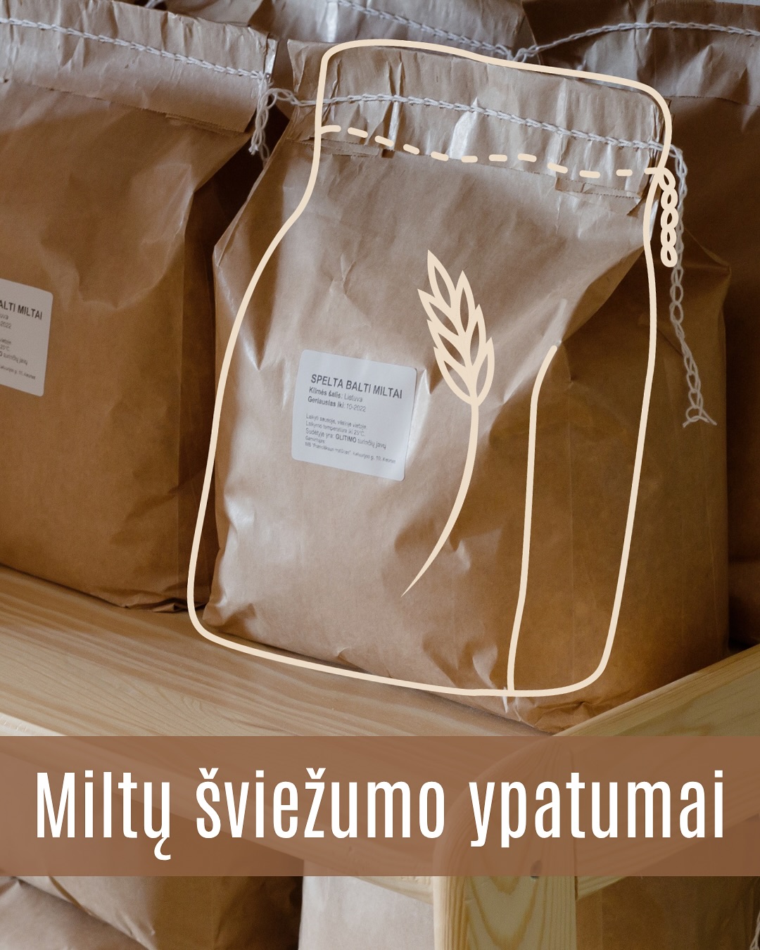 Taip kaip @bundu.bakery vertiname šviežiai skrudintą kavą, taip malūne ir kepykloje vertiname šviežiai maltus miltus 🌾
Pas mus juos visada rasite vos kelių dienų sumalimo – tiesiai iš malūno.

Kodėl tai svarbu, pasakojame karuselėje 👆🏻
O ar jūs esate pajautę skirtumą tarp šviežių ir senesnių miltų?