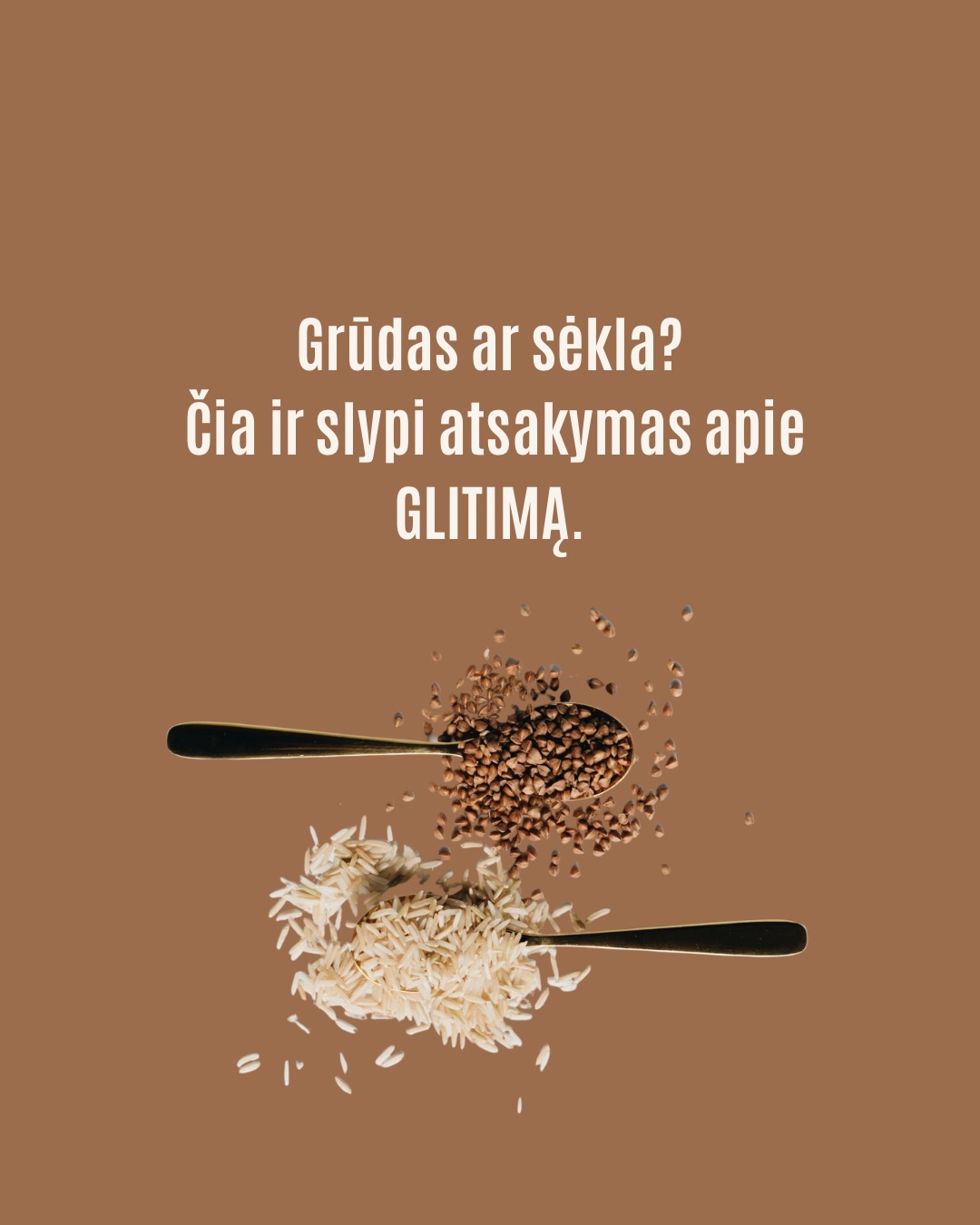 Karuselėje dalijamės labai paprastu būdu prisiminti, kurios kruopos turi gliuteno, o kurios – ne. 

Sudomino? Sekite šią paskyrą, jei norite daugiau tokių patarimų ir receptų.