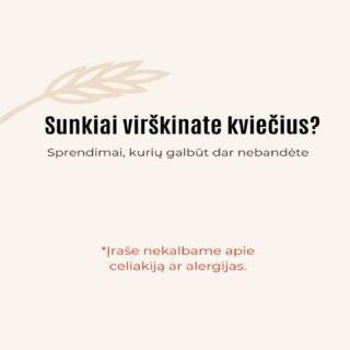 Dažnai girdime: „man kviečiai netinka“. Tačiau, kai pradedame gilintis, paaiškėja, kad netinka ne kviečiai, o greitas jų apdorojimas.Neteikiame rekomendacijų turintiems celiakiją ar alergijas, tačiau šios rekomendacijos lengvo netoleravimo atveju tikrai gali būti naudingos.Nes skirtumas tarp „negaliu valgyti“ ir „galiu, bet kitaip“ kartais yra daug mažesnis, nei atrodo.Kaip yra pas jus – vengiate, ar dar ieškote savo varianto?
