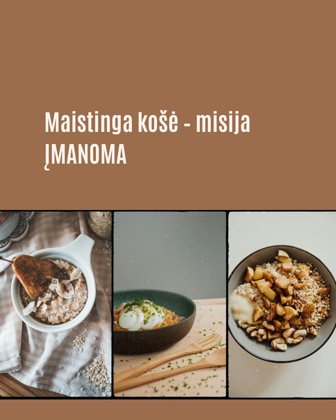 Košė gali būti paprasta, bet nenuobodi.
Dažnai košes virdami namuose ir bandydami įvairiausius būdus pagaminti jas kuo įvairiau, supratome viena – sotumą ir skonį dažniausiai kuria ne sudėtingi receptai, o mažos detalės.
Šįkart dalinamės gudrybėmis, kurios mūsų komandos virtuvėje pasiteisino vėl ir vėl: kaip paprastą košę padaryti maistingesnę, įdomesnę ir labiau palaikančią dienos pradžią.

Išsisaugokite, jei norite šias idėjas išbandyti savo virtuvėje ne kartą.

Jei turite savo pasiteisinusių gudrybių, pasidalinkite jomis komentaruose – bus įdomu ir kitiems.